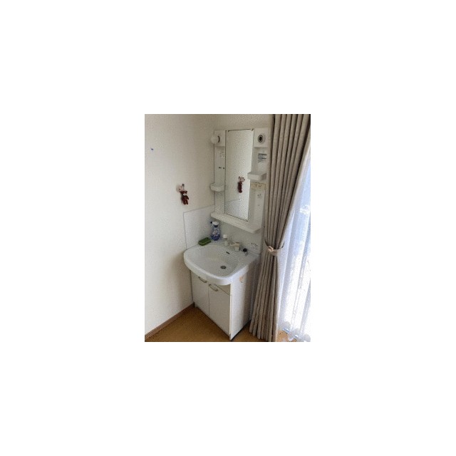 洗面設備　トイレ付洋室の洗面