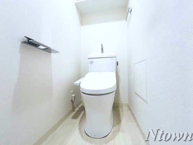 トイレ　ゆったりとした空間のトイレです