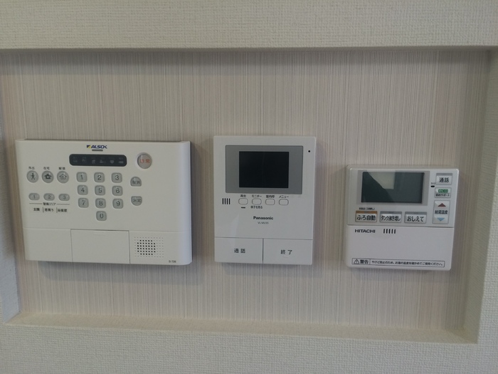 セキュリティ　モニタ付インターホンです。