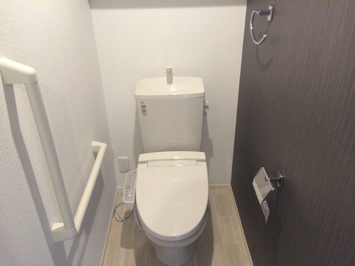 トイレ　ゆったりとした空間のトイレです