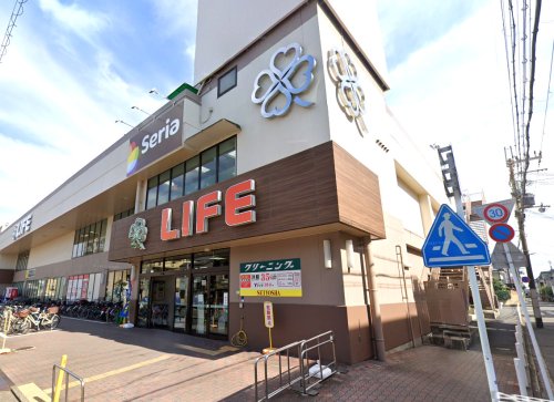スーパー　ライフ壬生店（スーパー）まで353m