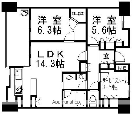 KDXレジデンス町田の間取り写真