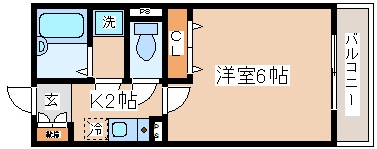 パピヨン青木の間取り写真