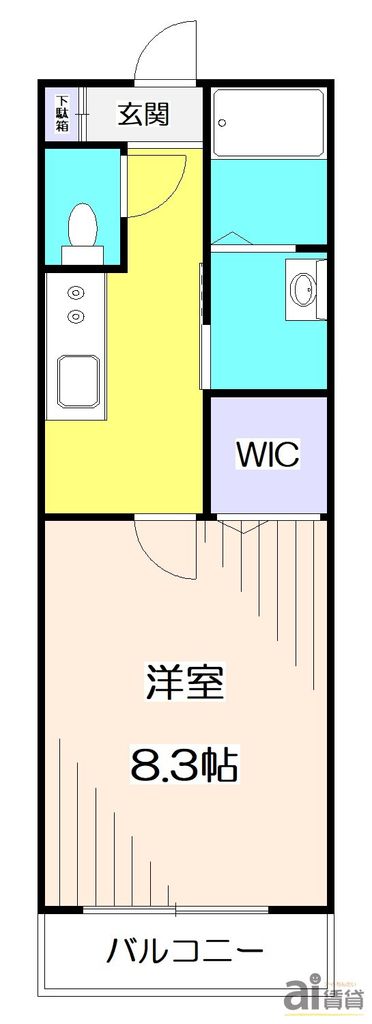 ラフォーレの間取り写真