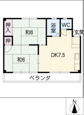 コーポ坂本の間取り