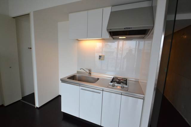 キッチン　ガス２口システムキッチン