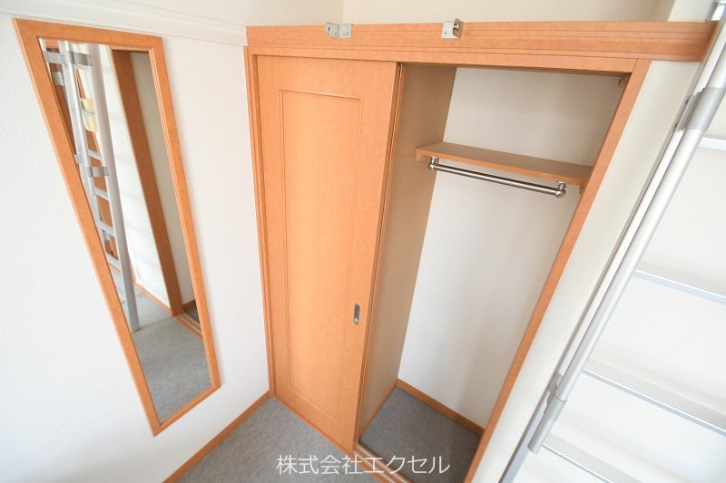 収納　収納付きのお部屋です。