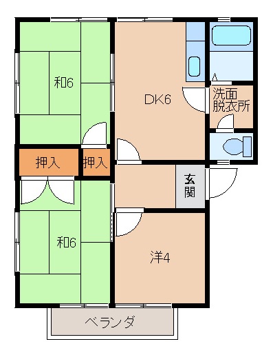 グリーンフルマスノの間取り