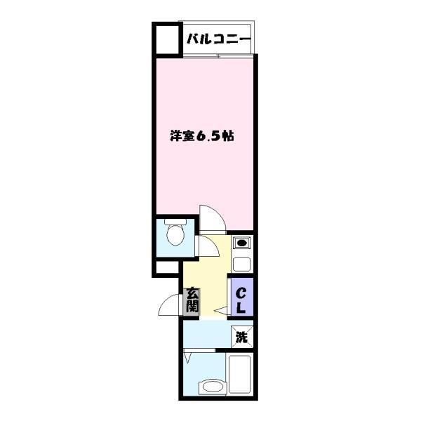 姫路市小姓町のマンションの間取り