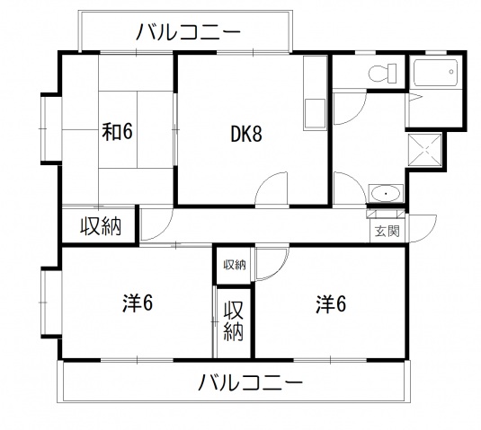 ニューグリーンFの間取り