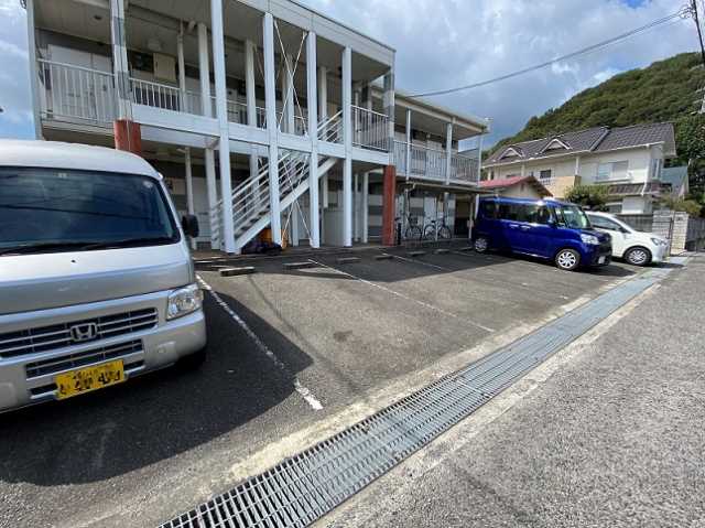 駐車場　眺望