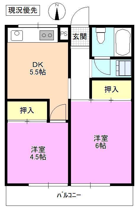 コーポ大木の間取り