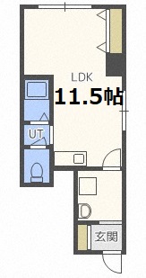 メモリアルパーク札幌の間取り