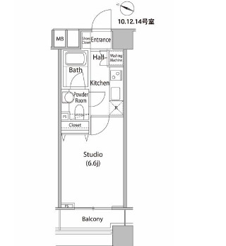 ファーストリアルタワー新宿の間取り