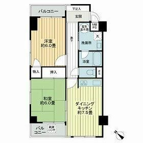 ライオンズマンション大井（ライオンズマンションオオイ）の間取り