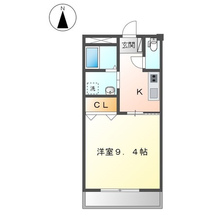 鈴鹿市弓削のアパートの間取り