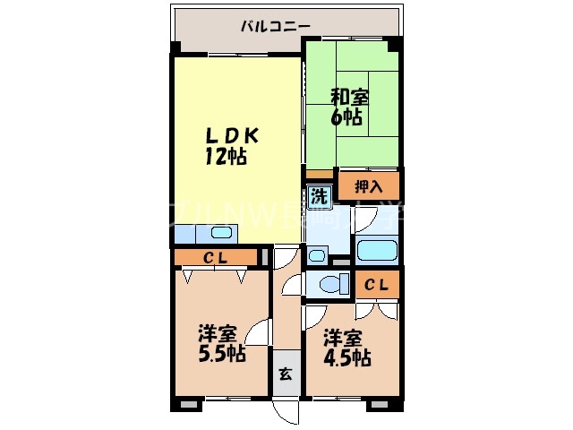 ラポール青山の間取り