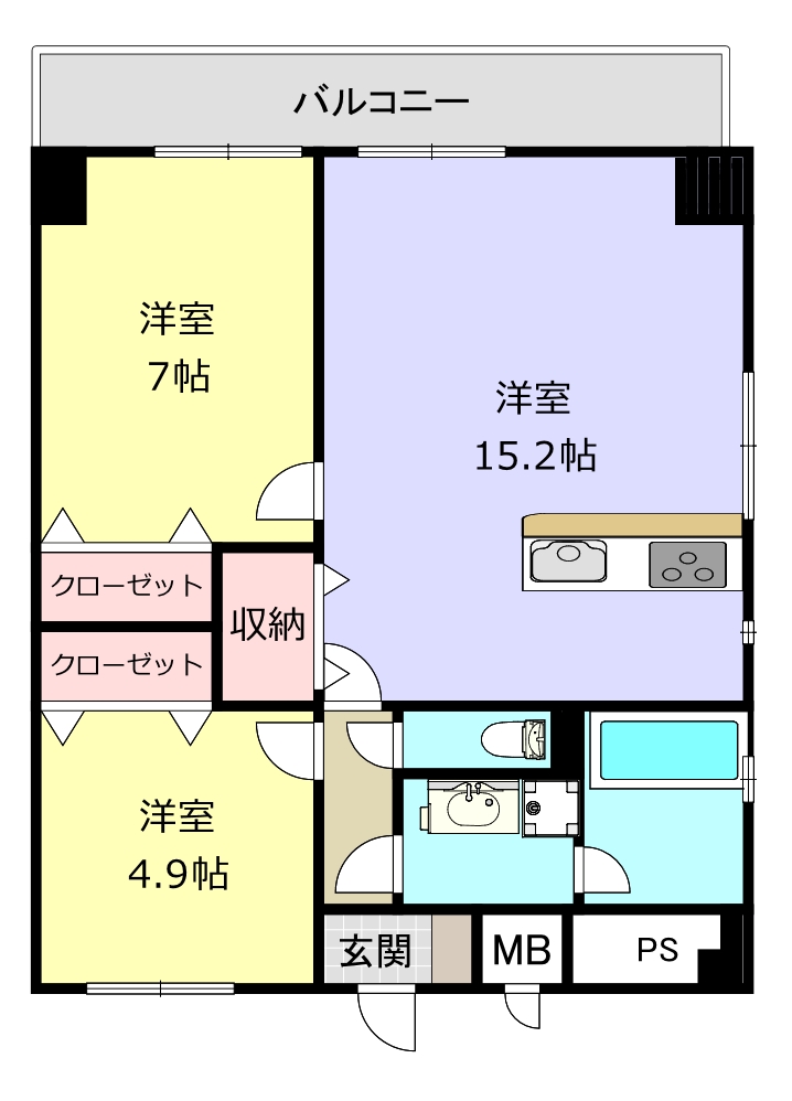 アルバクレスタ城崎の間取り