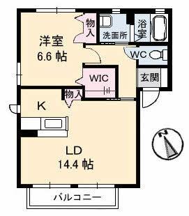 ダンデライオン　Ｄ棟の間取り