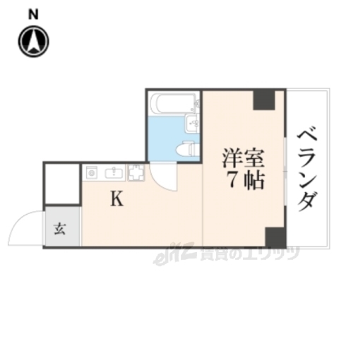 大津市長等のマンションの間取り