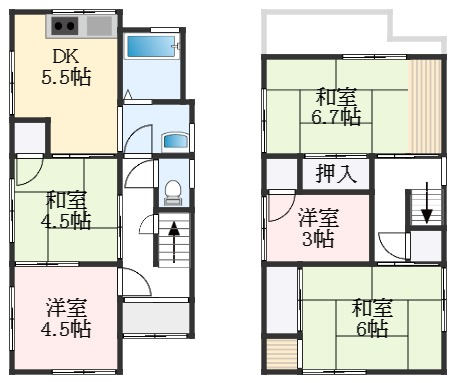 堺市中区八田寺町のその他の間取り