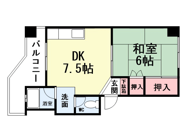 片野芙陽ビルの間取り