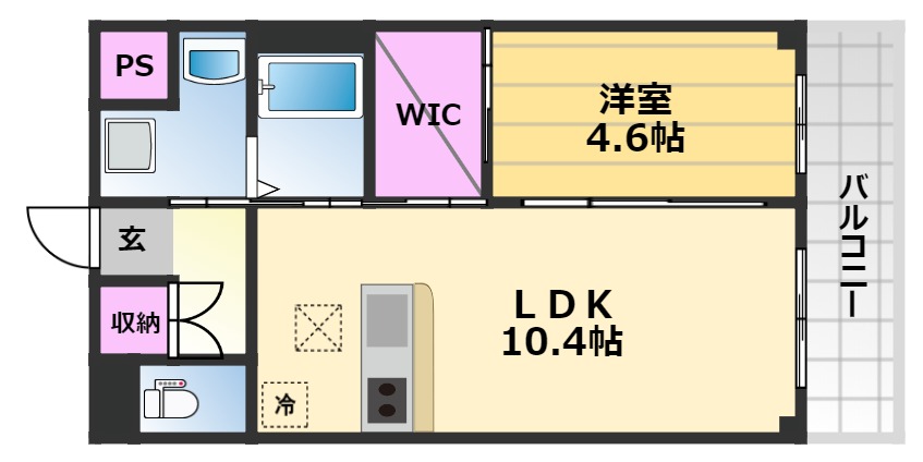 サンフォレスト成和2の間取り