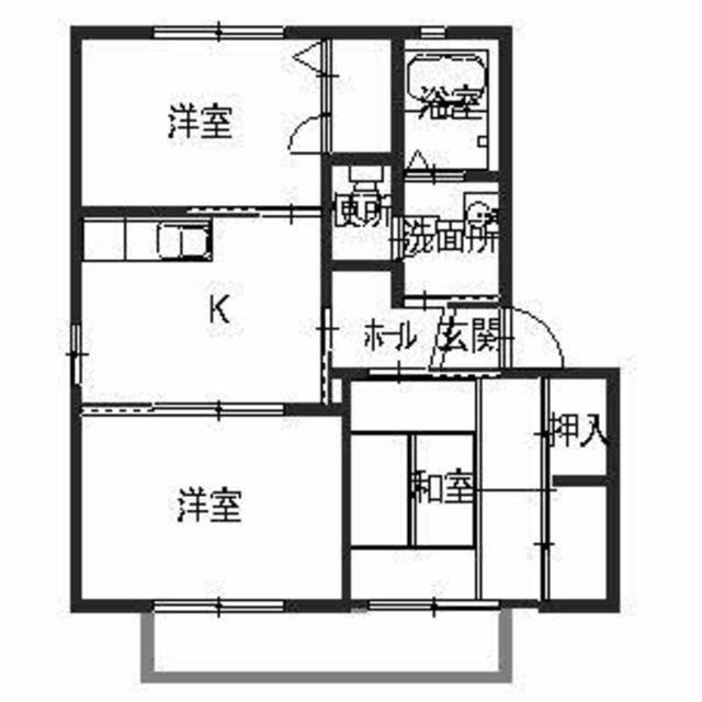 シャーメゾン新堂の間取り