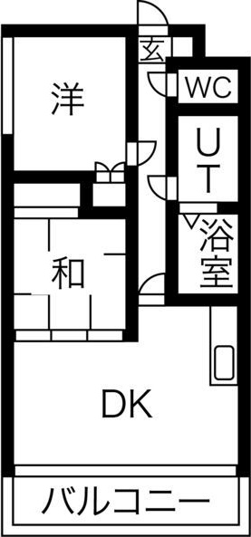 ローヤルハイツ伏古の間取り