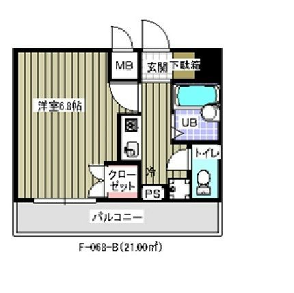 江東区木場のマンションの間取り