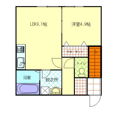 セレーナ倉内の間取り