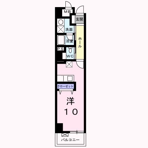 川崎市宮前区東有馬のマンションの間取り