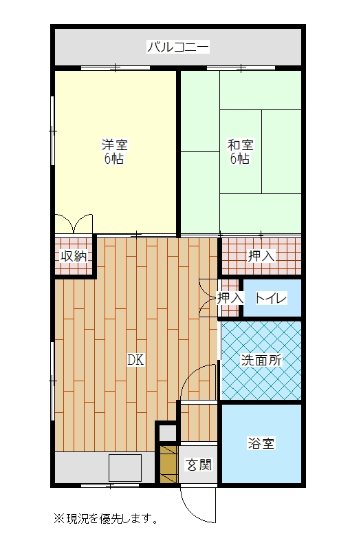 ベーシック緑の間取り