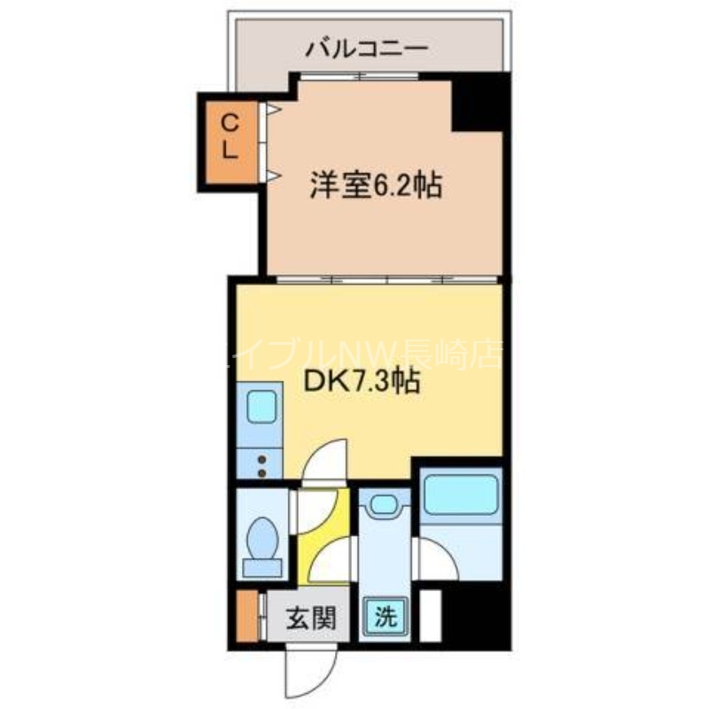 クオーレ出島の間取り