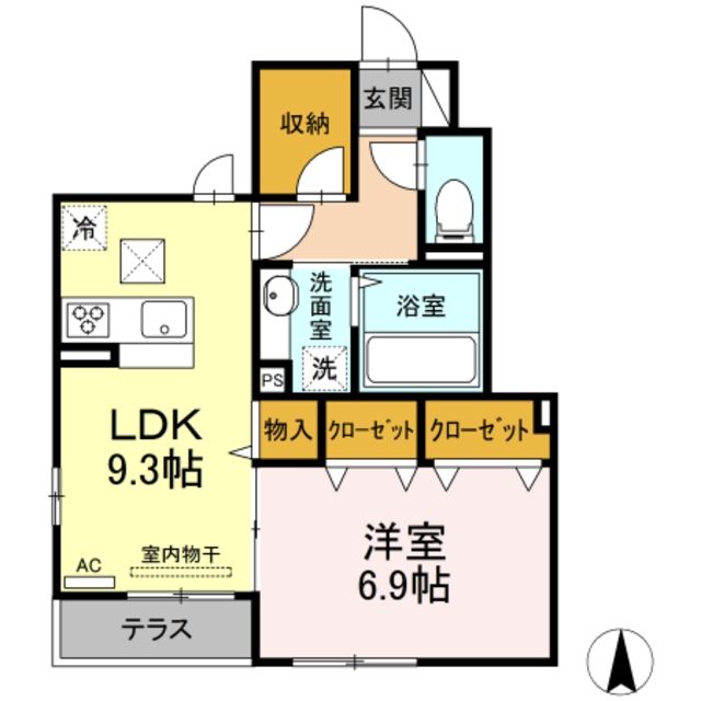 ロイジェント井荻AB棟の間取り