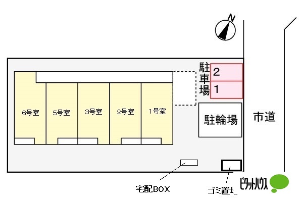 【リードの駐車場】