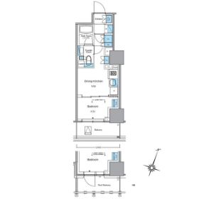 目黒区青葉台のマンションの間取り