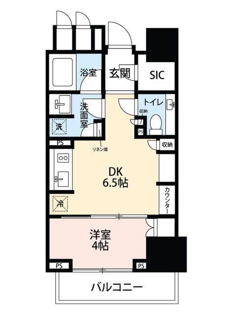 千代田区麹町のマンションの間取り