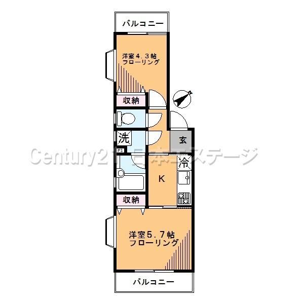 カーサカルムの間取り