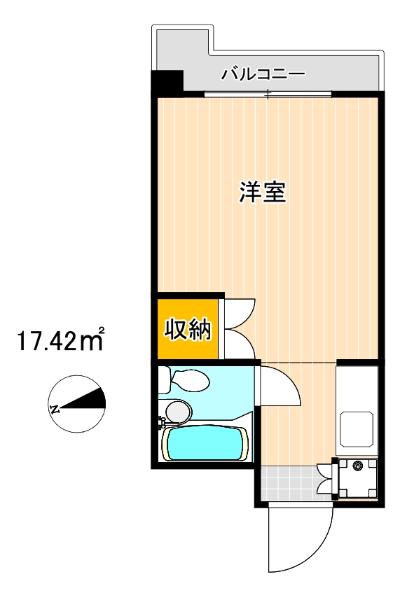 ホワイトパレス戸畑の間取り