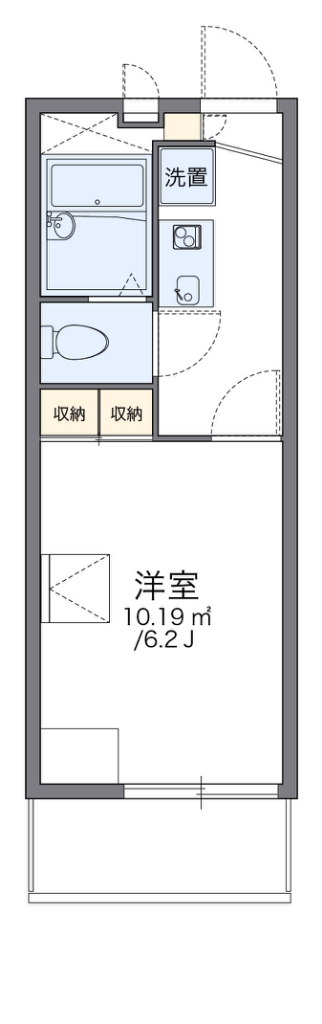 レオパレスアイビーハウスの間取り