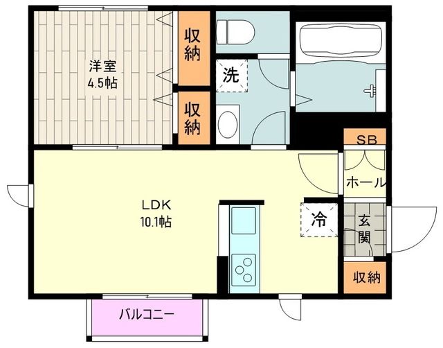 コモドシュテレの間取り