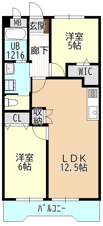 メゾン木村１０３の間取り