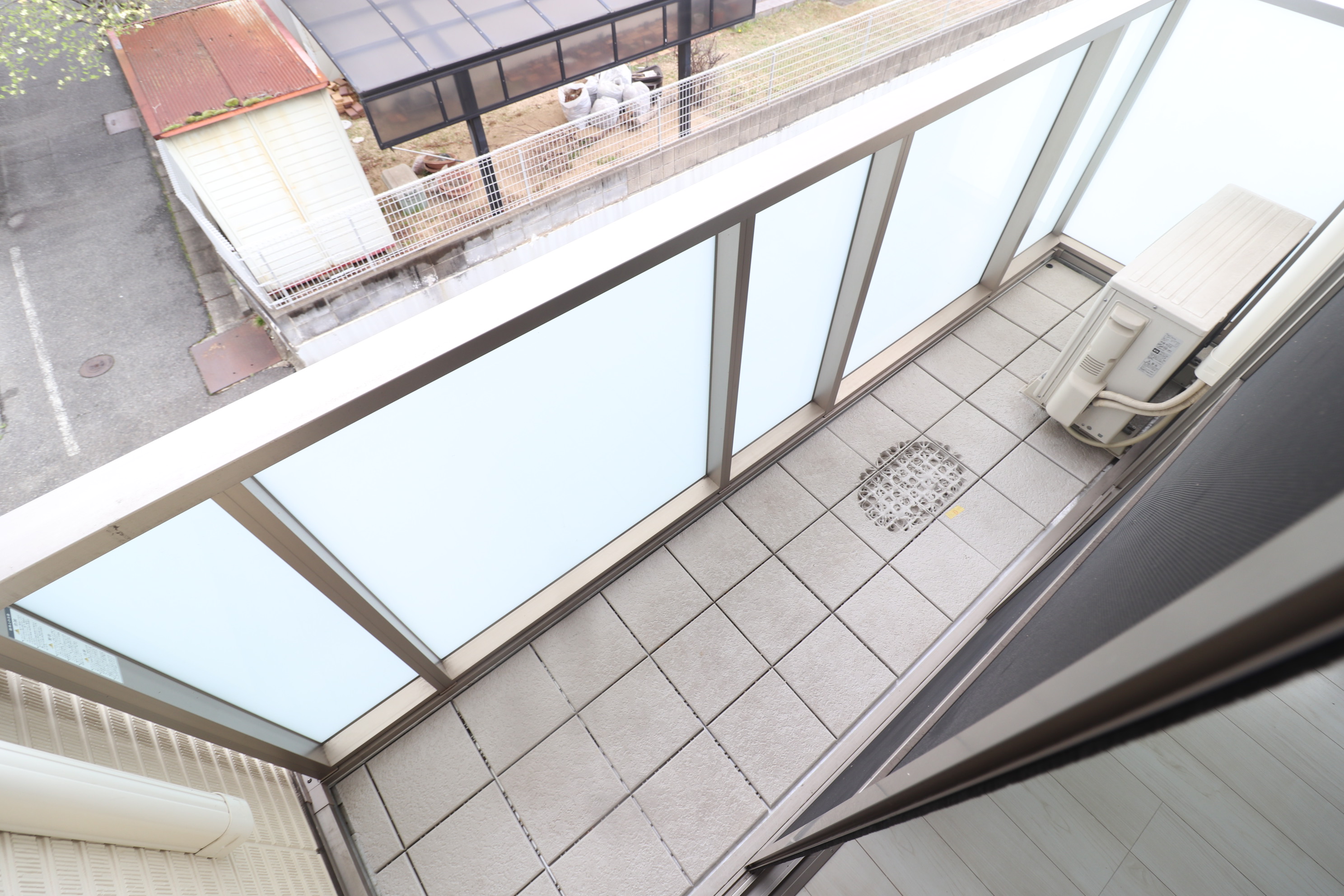 バルコニー　東向き♪