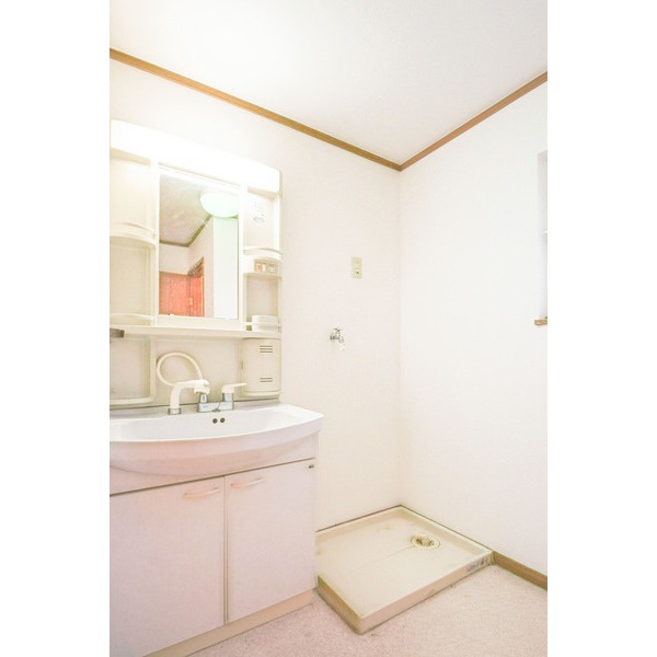 洗面設備　同じ間取りのお部屋
