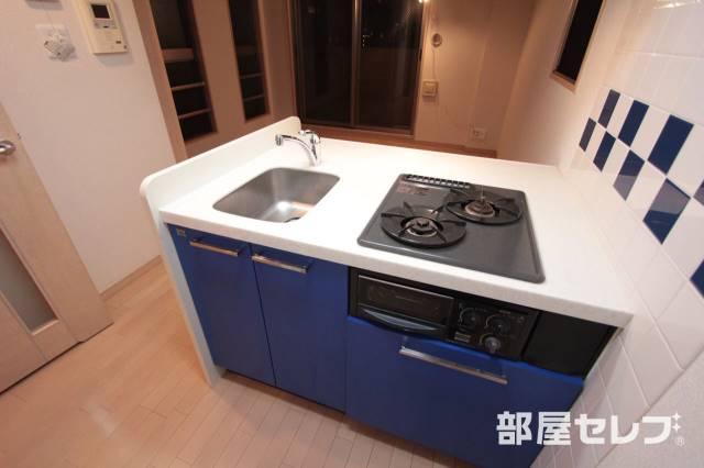 キッチン　ガスコンロ２口です