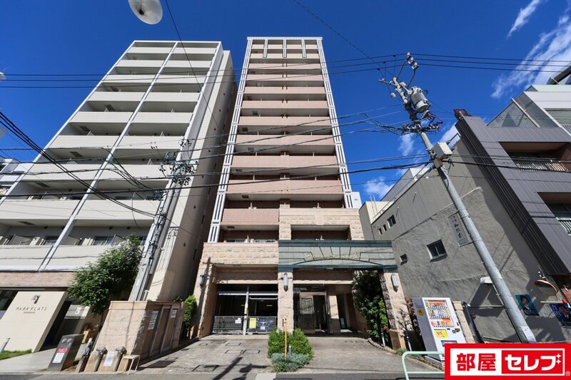 建物外観　分譲タイプ　タイル張りのお洒落な外観