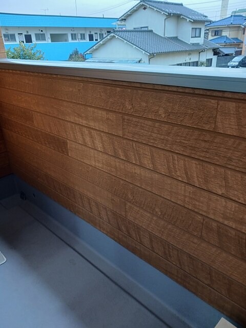 バルコニー　南西向き