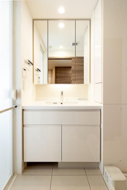 洗面設備　写真は同タイプ住居です。