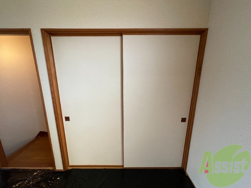 収納　押入がありました。お洋服や荷物はここへ。